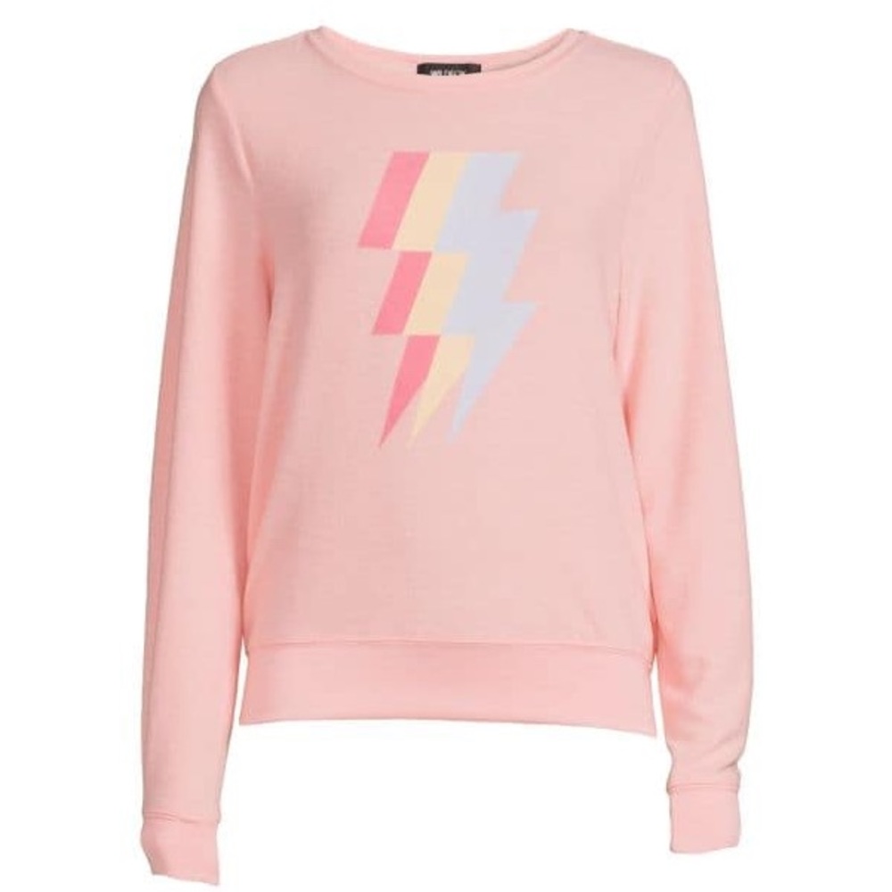 Wildfox tri bolt graphic sweater